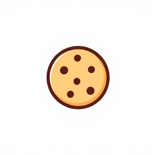 Icône représentant un cookie, symbole de la navigation internet.