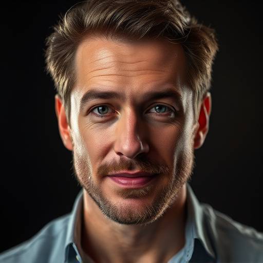 Photo de David Moreau, acteur professionnel, confiant et expressif.